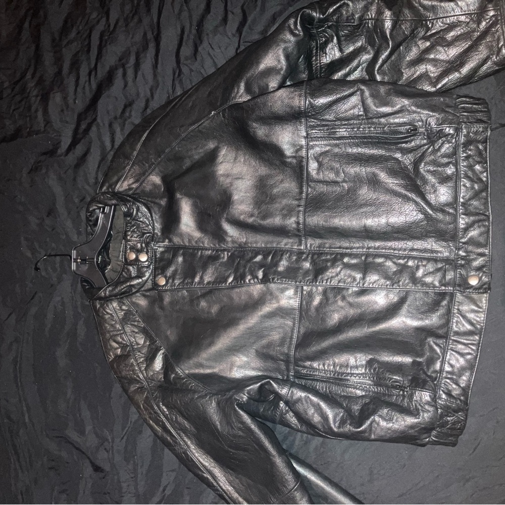 Vintage leather jacket size large